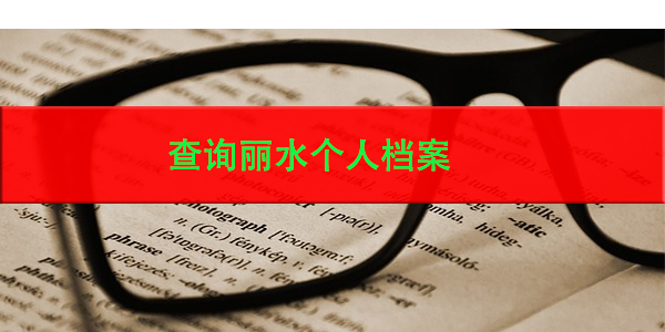 查询丽水个人档案，如何快速找到档案所在地？