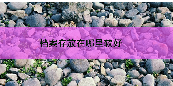 档案存放在哪里较好，个人档案管理的重要性